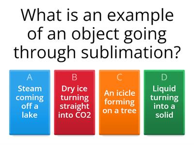 Assessment on Phase Changes