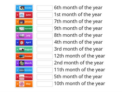 MONTHS OF THE YEAR