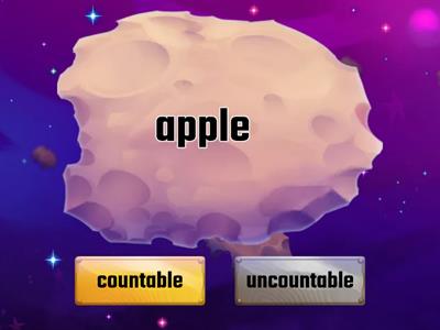 Countable or uncountable nouns?