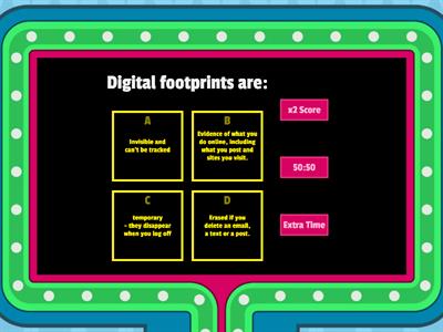 Digital Footprint quiz