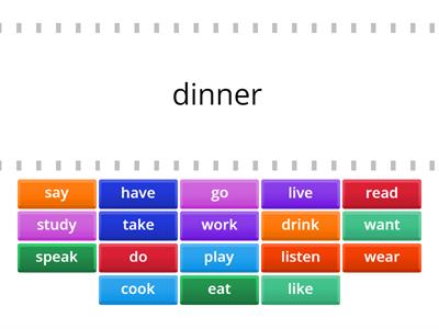 VERB PHRASES ENGLISH FILE ELEMENTARY