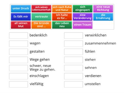 Vielfalt B2.1, L1, Wortschatz