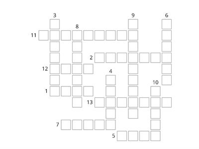 Unit 3.7 - Ground and Soil (crossword)