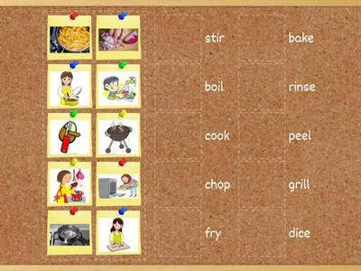 8TH grade unit3 cooking (verbs)