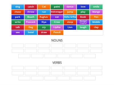  NOUNS AND VERBS