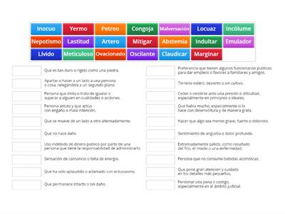 Aprendiendo el vocabulario 