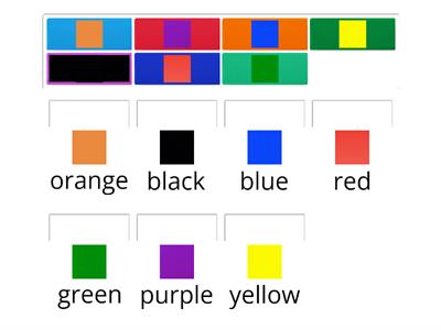 Match colors - Teaching resources