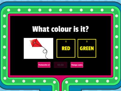 Look and say the colour!
