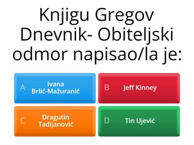 Gregov dnevnik - Obiteljski odmor