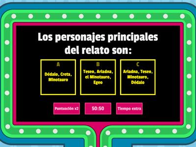 Comprensión Lectora y Reflexión sobre el lenguaje: Mito de Teseo y el Minotauro