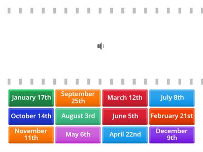 Listening practice - Dates 2