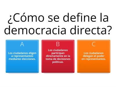 Tipos de democracia