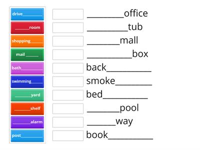 INTRO - L & S - UNIT 5 - COMPOUND NOUNS