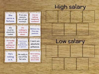 Salary high/low