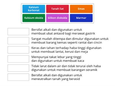 KEGUNAAN MINERAL SEMULA JADI DALAM KEHIDUPAN HARIAN