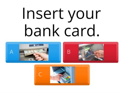 Banking ATM Instruction order matching
