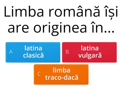 Originea și evoluția limbii române