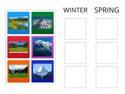 Seasons - summer and winter