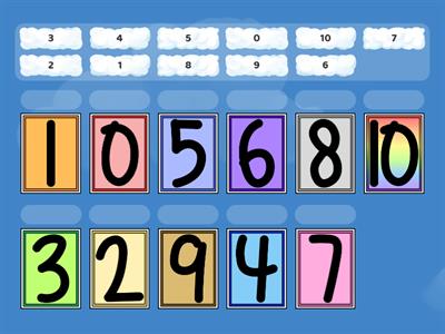 Number pairs to 10