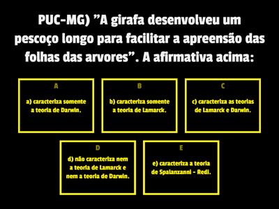 Teorias da Evolução