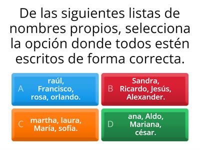 Evaluación de Español