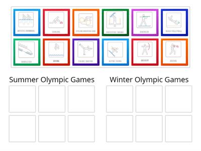 Summer and Winter Olympics sorting part 1