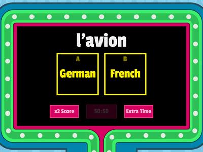  German or French?