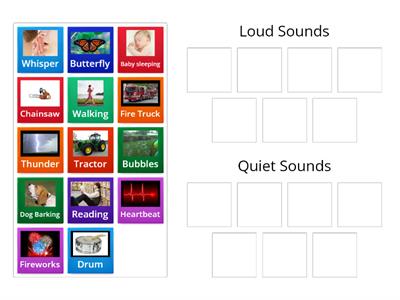 Loud vs Quiet Sounds