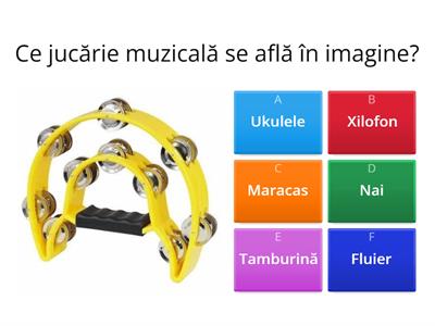 Identifică jucăria muzicală