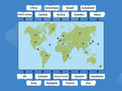 World Map Quiz #4
