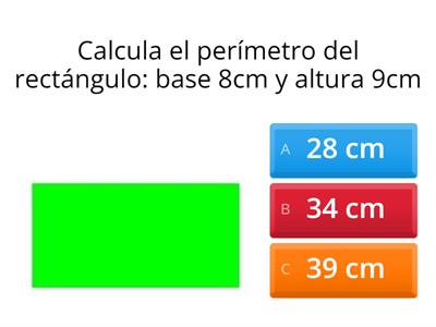 Ejercitación Perímetro y Área 