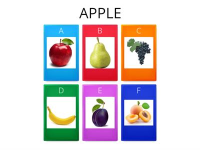 FRUIT and VEGETABLES beginners