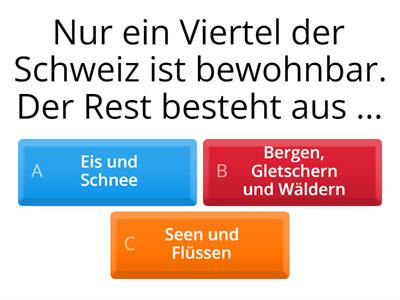 Das große Schweiz-Quiz (Deutschprofis A2)