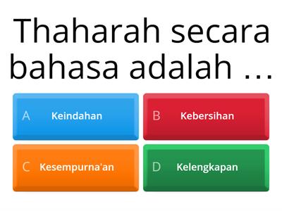 Fikih tentang Taharah - Kelas 7 - Semester 1 - Yadi Supriadi