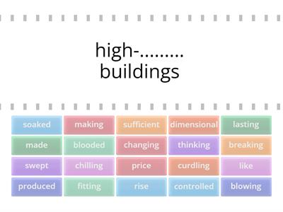 Compound adjectives