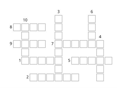 SELA Revision Units 16-20 Crossword Puzzle 