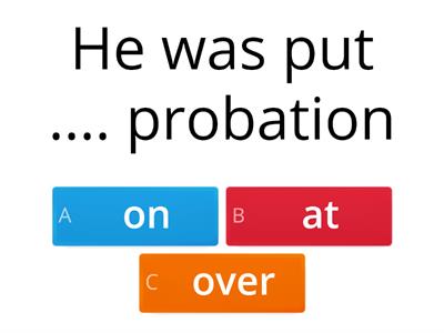 Crime prepositions