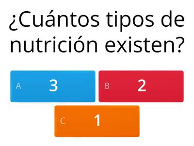 Nutrición: múltiple opción 