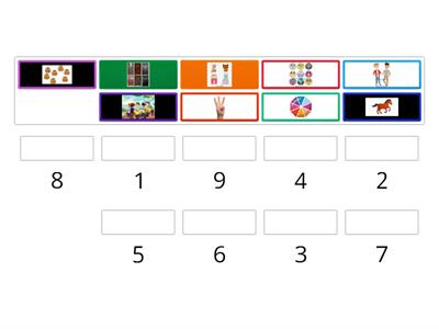 ربط العدد بالمعدود من 1-9 