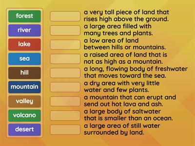 Geographical features. Prepare 7. Unit 2