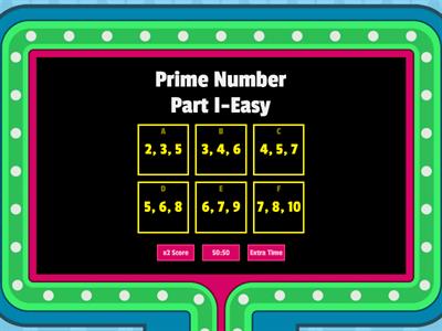 Prime Numbers Part I-Easy