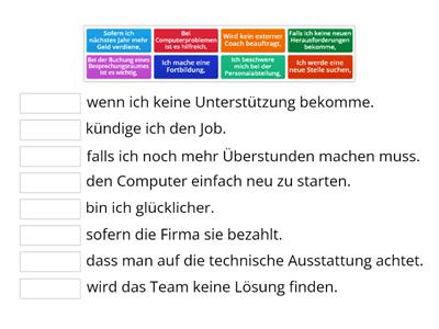 Kp 2 Modul 3 (konditionale Zusammenhänge / Bedingungen)