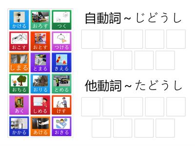 自動車　/　他動詞   日本語