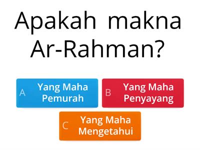 Tuhanku Ar Rahman Ar Rahim ( 1 Rafflesia )