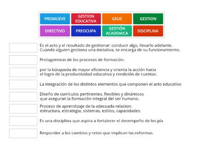 Gestión educativa