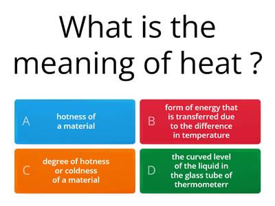 Heat and Temperature Science Year 5