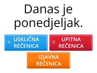 Vrste rečenica