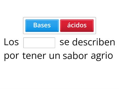 Actividad de ácidos y bases