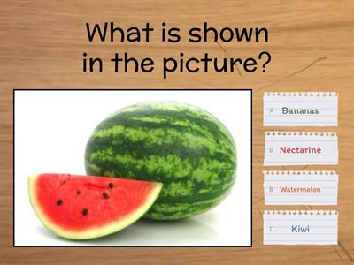 Fruit quiz