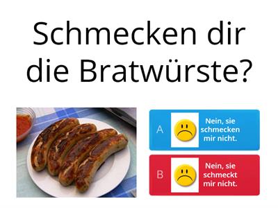 L9 Menschen A1 schmecken, mögen